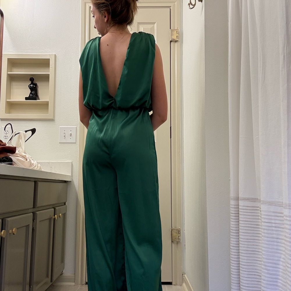 Elegant Green Jumpsuit